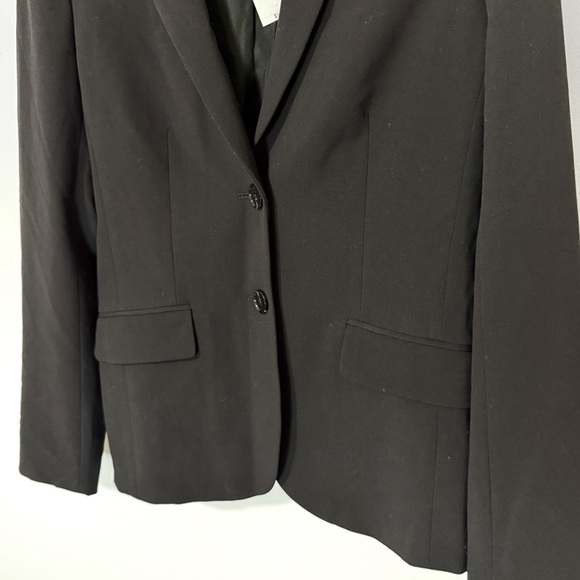 J. Crew Mercantile Classic Black 2 Button Blazer Size 2 NWT - Picture 3 of 6